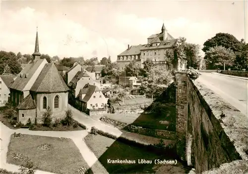 AK / Ansichtskarte  Loebau_Sachsen Krankenhaus Loebau Sachsen