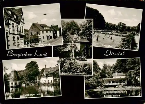 AK / Ansichtskarte  Ittertal_Voehl Tier und Vergnuegungspark Strandbad Heidelberger Muehle Schloss Caspersbroich Brucher Muehle 