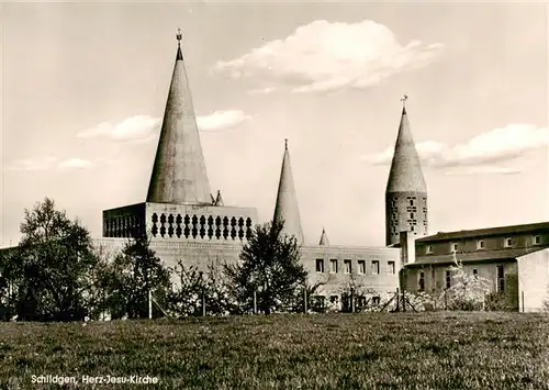 AK / Ansichtskarte  Schildgen_Bergisch_Gladbach Herz Jesu Kirche 