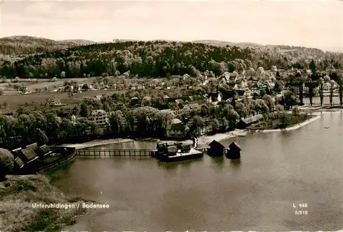 AK / Ansichtskarte  Unteruhldingen-Muehlhofen_Bodensee Fliegeraufnahme 