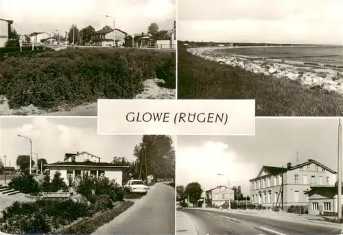 AK / Ansichtskarte  Glowe_Ruegen Teilansichten Strandpartie Glowe Ruegen