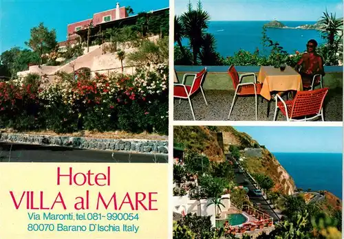 AK / Ansichtskarte 73897687 Barano_Isola_d_Ischia_IT Hotel Villa al Mare Terrasse Pool 