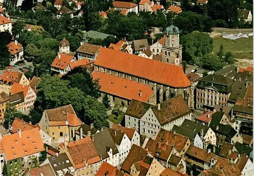 AK / Ansichtskarte  Memmingen Ev luth Kirche St Martin Fliegeraufnahme Memmingen