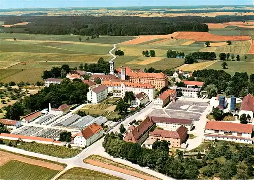 AK / Ansichtskarte  Schoenbrunn_Dachau Anstalt Schoenbrunn Fliegeraufnahme Schoenbrunn Dachau