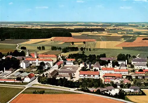 AK / Ansichtskarte  Schoenbrunn_Dachau Anstalt Schoenbrunn Fliegeraufnahme Schoenbrunn Dachau