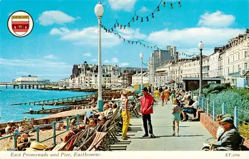 AK / Ansichtskarte 73897736 Eastbourne__Sussex_UK East Promenade and Pier 
