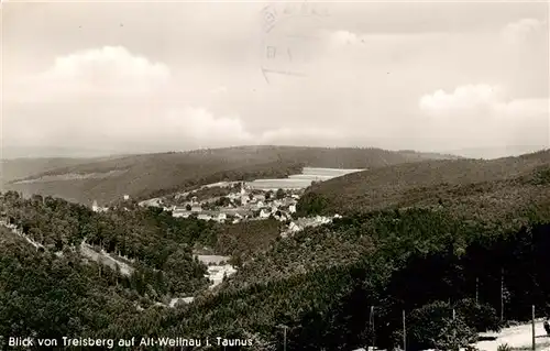 AK / Ansichtskarte  Alt-Weilnau_Altweilnau_Weilrod Blick von Treisberg 