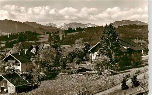 AK / Ansichtskarte 73897761 Mittelberg_Oy Blick auf Sorgschrofen Ponten Bschiesser und Iseler Mittelberg Oy