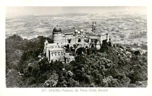 AK / Ansichtskarte  Sintra_PT Palacio da Pena Fliegeraufnahme 