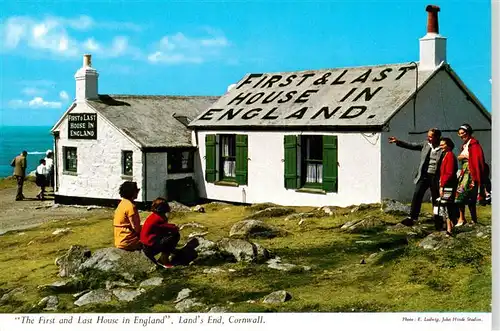 AK / Ansichtskarte 73897772 Cornwall__UK The First and Last House in England Lands End 