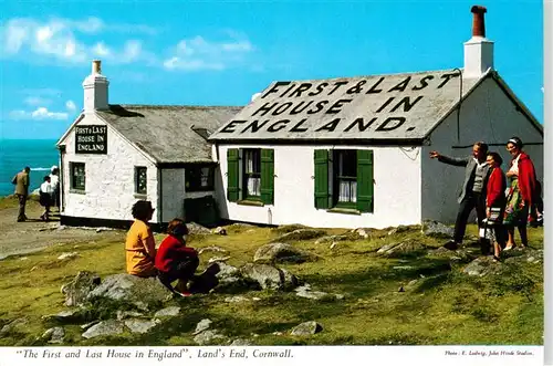 AK / Ansichtskarte  Cornwall__UK The First and Last House in England Lands End 