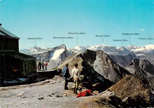 AK / Ansichtskarte  Hannoverhaus_2722m_Ankogelgruppe_AT Panoramablick mit Hohen Tauern 