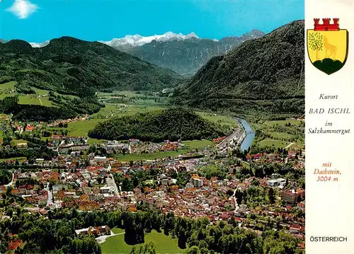 AK / Ansichtskarte  Bad_Ischl_Salzkammergut_AT Fliegeraufnahme mit Dachstein 