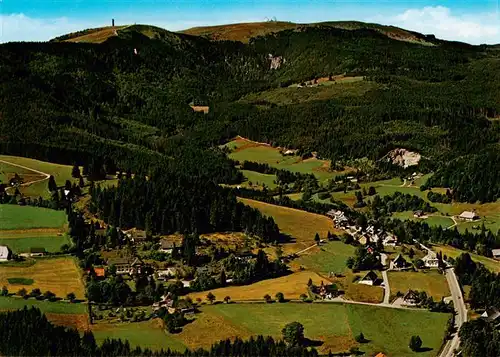 AK / Ansichtskarte  Baerental_Feldberg Fliegeraufnahme mit Feldberggipfel Baerental Feldberg