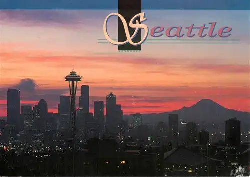 AK / Ansichtskarte 73897895 Seattle_Washington_USA Panorama 