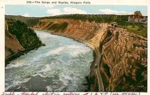 AK / Ansichtskarte  Niagara_Falls_Ontario_Canada Gorge of the Niagara River 