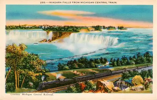 AK / Ansichtskarte 73897901 Niagara_Falls_Ontario_Canada Courtesy Michigan Central Railroad 