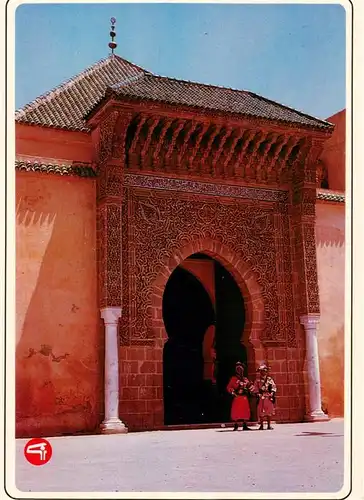 AK / Ansichtskarte 73897980 Meknes_Maroc Porte du Mausolee Moulay Ismail 