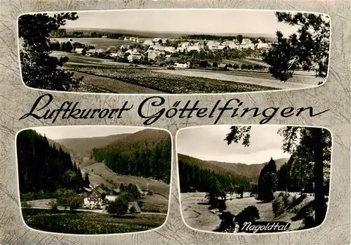AK / Ansichtskarte 73897987 Goettelfingen_Seewald_Schwarzwald Panorama Gasthof Pension Traube Nagoldtal Goettelfingen_Seewald
