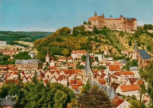 AK / Ansichtskarte  Kulmbach Ortsansicht mit Schloss Kulmbach