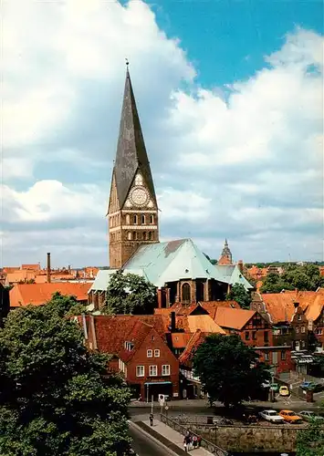 AK / Ansichtskarte  Lueneburg Johanniskirche und Turm der Michaelskirche Lueneburg