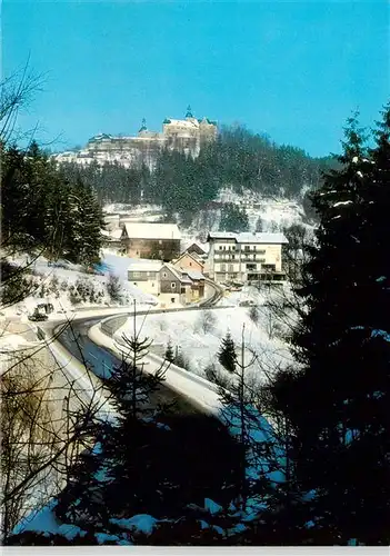 AK / Ansichtskarte  Lauenstein_Oberfranken Panorama Schloss Lauenstein_Oberfranken