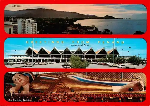 AK / Ansichtskarte  Penang_Malaysia North coast International Airport The Reclining Buddha 