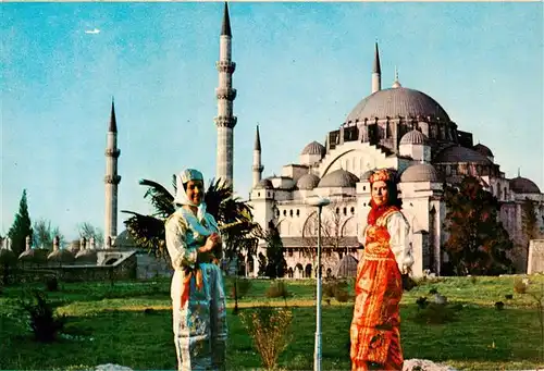 AK / Ansichtskarte 73898050 Istanbul_Constantinopel_TK The Mosque of Soliman the Magnificent 