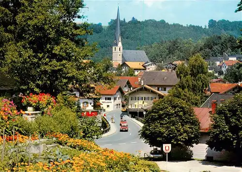 AK / Ansichtskarte 73898076 Siegsdorf__Oberbayern Ortspartie 