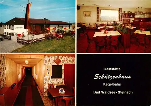 AK / Ansichtskarte 73898145 Bad_Waldsee Gaststaette Schuetzenhaus Kegelbahn Restaurant Bad_Waldsee