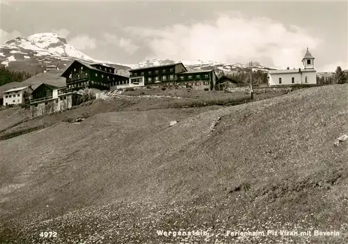 AK / Ansichtskarte  Wergenstein_GR Ferienheim Piz Vizan mit Beverin Wergenstein_GR