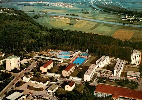 AK / Ansichtskarte  Waldkraiburg Waldbad Fliegeraufnahme Waldkraiburg