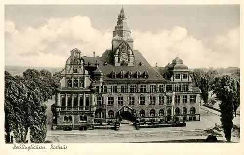 AK / Ansichtskarte  Recklinghausen__Westfalen Rathaus 