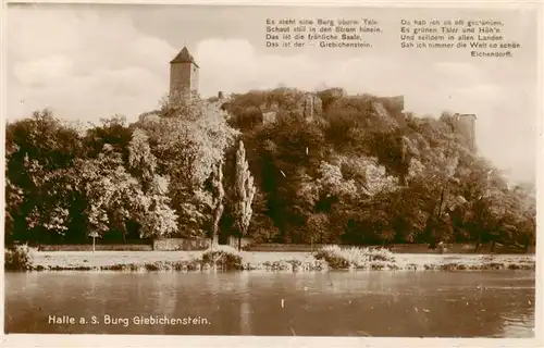 AK / Ansichtskarte  Halle__Saale Burg Giebichenstein 