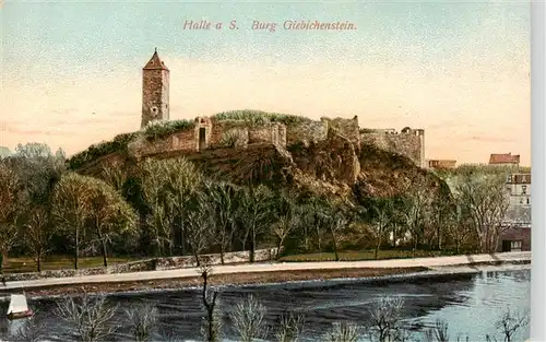 AK / Ansichtskarte  Halle_Saale Burg Giebichenstein Halle_Saale