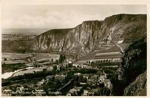 AK / Ansichtskarte  Bad_Muenster_Stein_Ebernburg Panorama mit Rotenfels Bad_Muenster