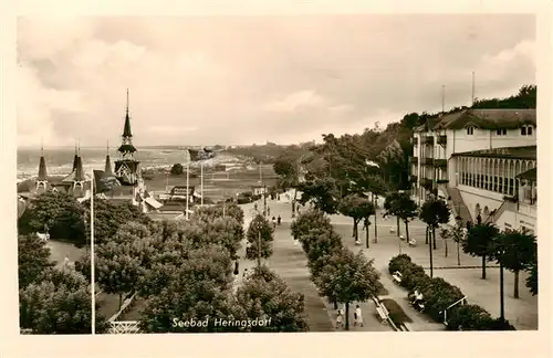 AK / Ansichtskarte  Heringsdorf__Ostseebad_Usedom Kurpromenade 