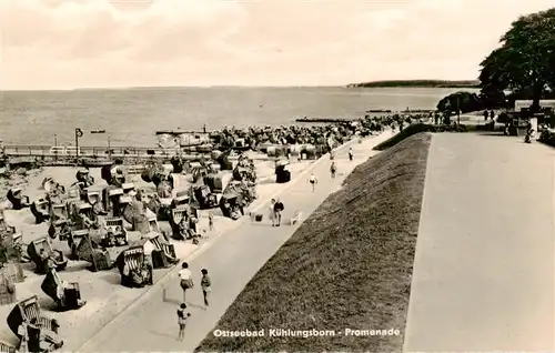 AK / Ansichtskarte 73898263 Kuehlungsborn_Ostseebad Promenade Strand Kuehlungsborn_Ostseebad