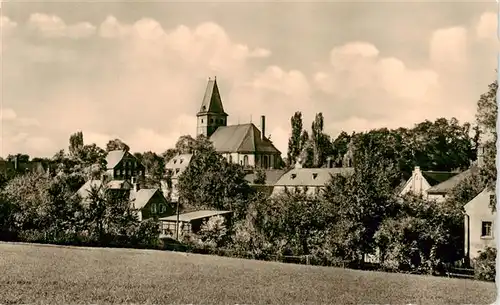 AK / Ansichtskarte  Oberlungwitz Ansicht mit Kirche Oberlungwitz