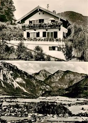 AK / Ansichtskarte  Ruhpolding Haus Sporn Panorama Ruhpolding