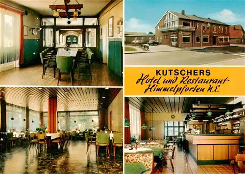 AK / Ansichtskarte 73898295 Himmelpforten_Niederense_Soest Kutschers Hotel und Restaurant Gastraeume Bar 