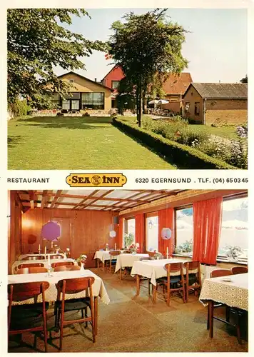 AK / Ansichtskarte  Egernsund Restaurant Sea Inn Gastraum Egernsund