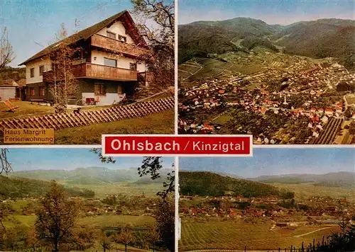 AK / Ansichtskarte 73898305 Ohlsbach Haus Margrit Ferienwohnung Fliegeraufnahme Panorama Ohlsbach