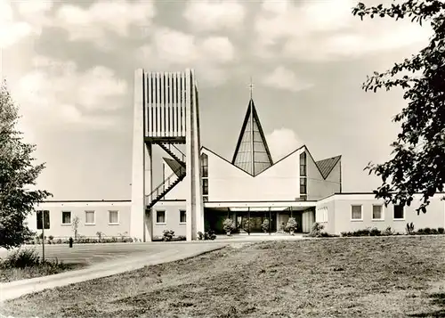 AK / Ansichtskarte  Oerlenbach Kath Pfarrkirche St Burkard Oerlenbach