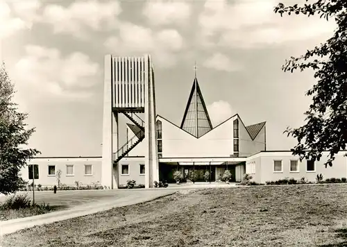 AK / Ansichtskarte  Oerlenbach Kath Pfarrkirche St Burkard Oerlenbach