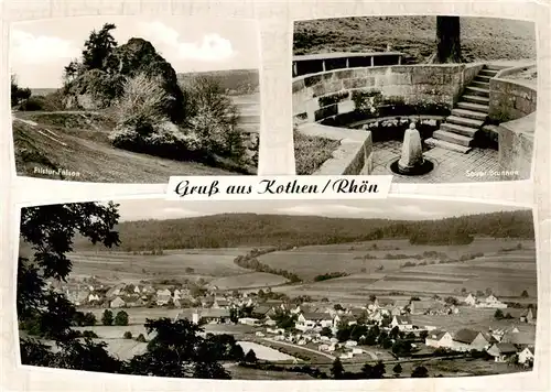 AK / Ansichtskarte  Kothen_Motten_Bayern Pilster Felsen Sauer Brunnen Panorama 