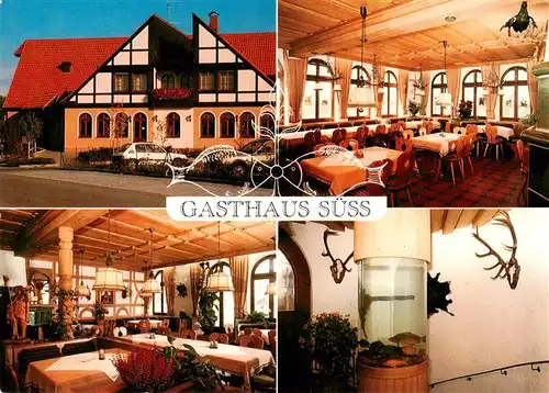 AK / Ansichtskarte 73898335 Weisendorf_Oberfranken Gasthaus Suess Gastraeume 