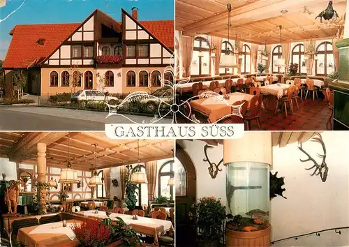 AK / Ansichtskarte 73898337 Weisendorf_Oberfranken Gasthaus Suess Gastraeume 
