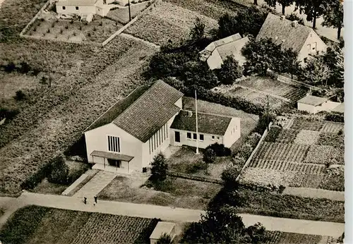 AK / Ansichtskarte  Schulenburg_Leine Kreuz Kirche Fliegeraufnahme Schulenburg_Leine