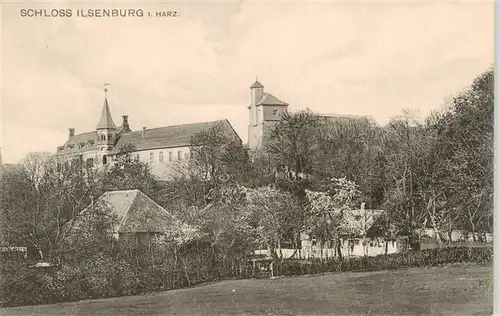 AK / Ansichtskarte  Ilsenburg_Harz Schloss
 Ilsenburg Harz